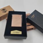 Зажигалка Zorro, латунь, цвет розовое золото — изображение 4