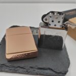 Зажигалка Zorro, латунь, цвет розовое золото — изображение 2